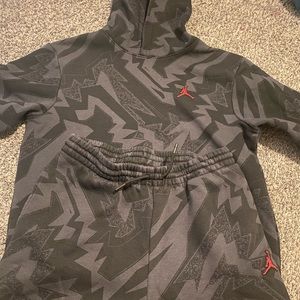 Jordan Tracksuit ; Newest Collection  Size : 13-15 (Kids) Colour : Grey, Red.